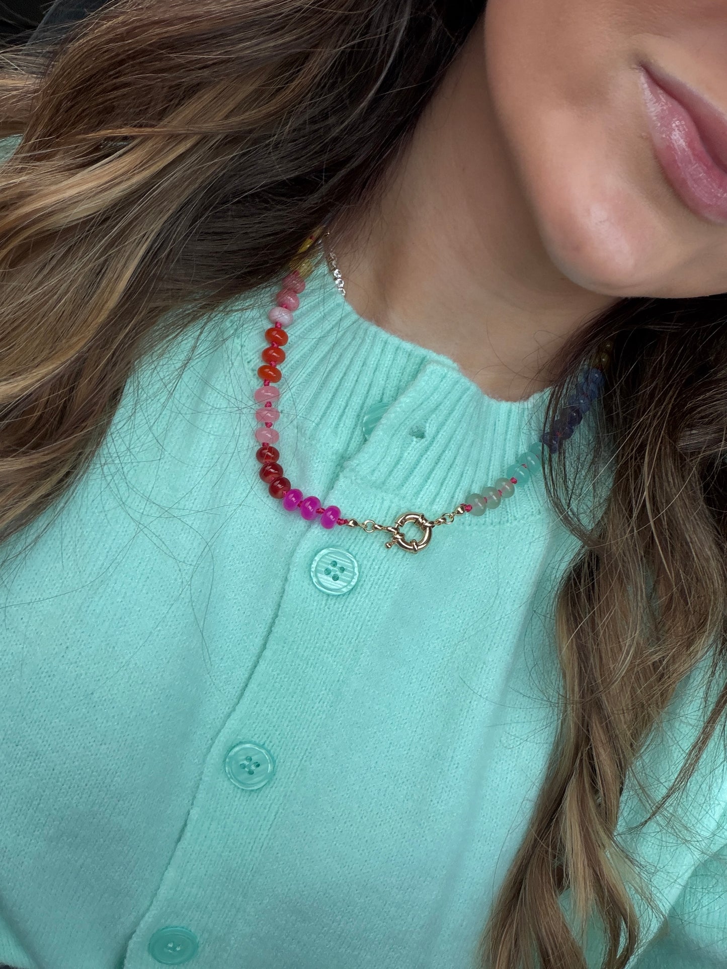 Colorful Gemstone Necklace