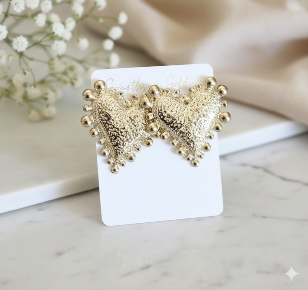 The Love Heart Earrings