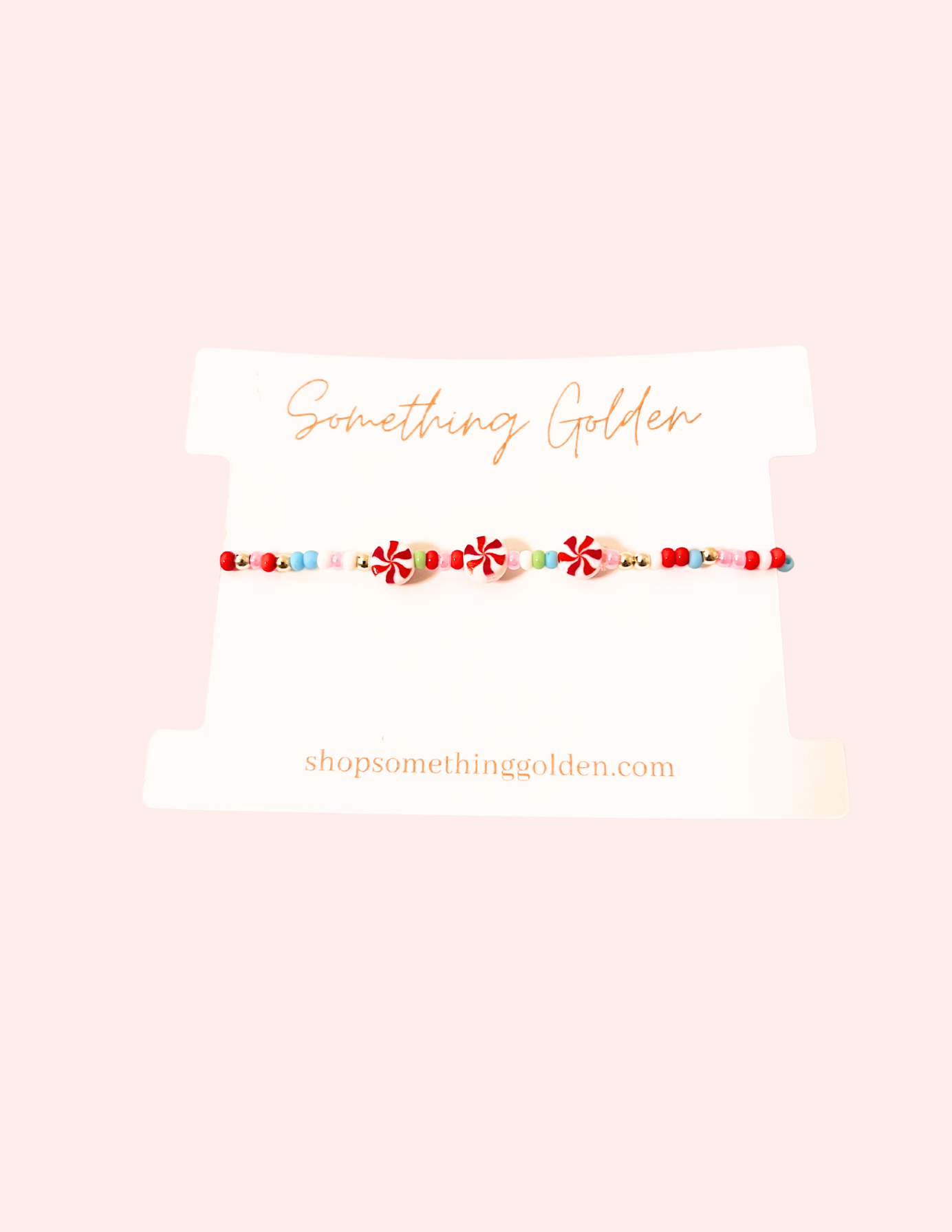 Candy Cane Crush Bracelet