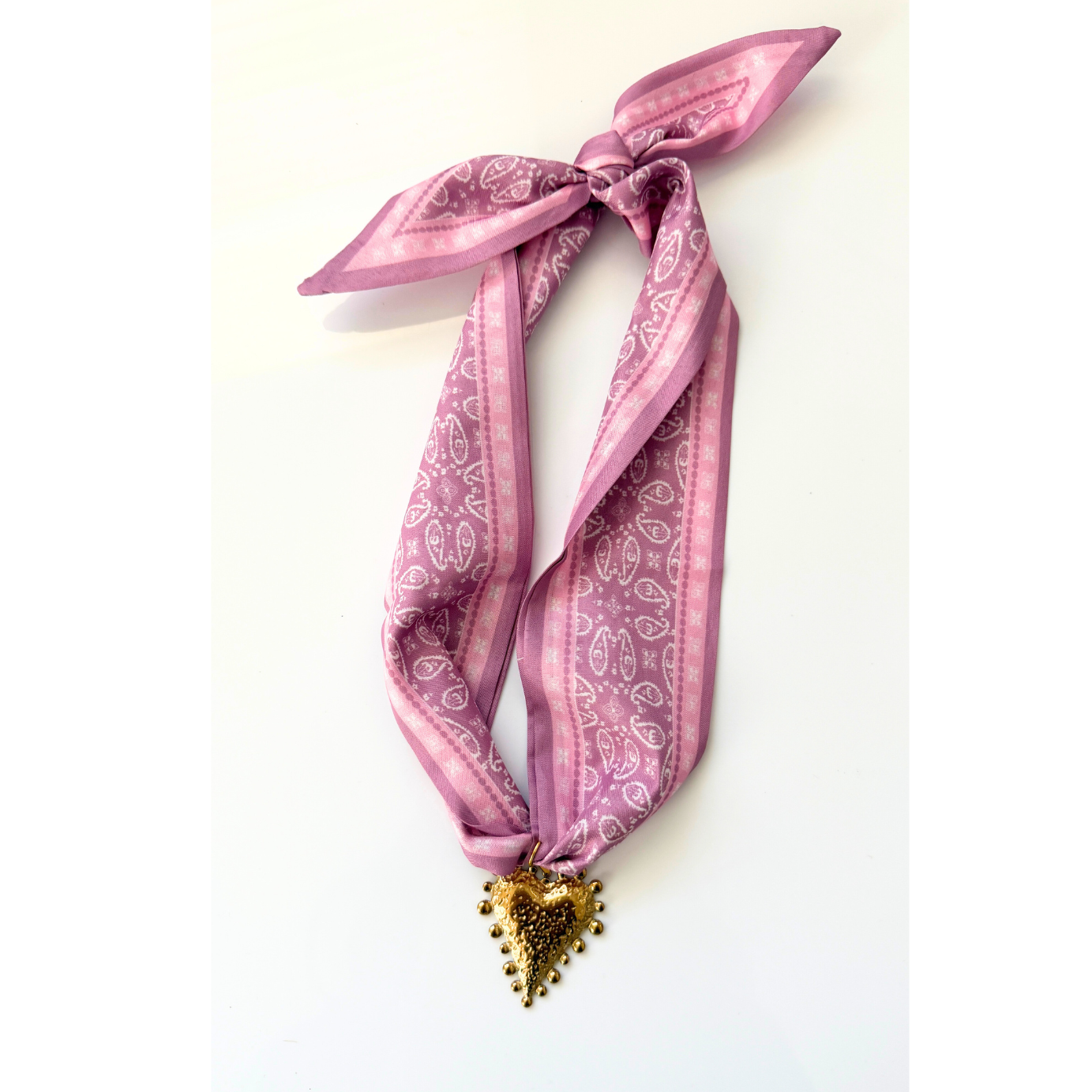 The Dolly Heart Scarf Necklace