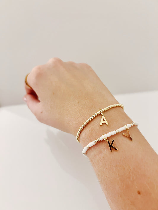 Initial Charm Bracelet