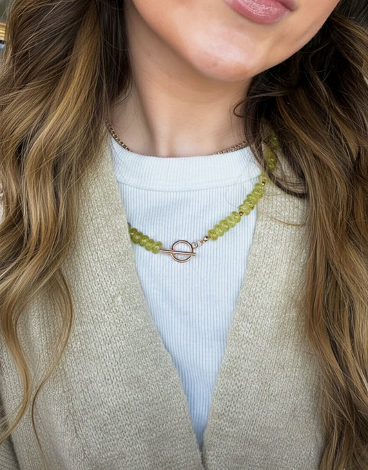 Green Gemstone Necklace