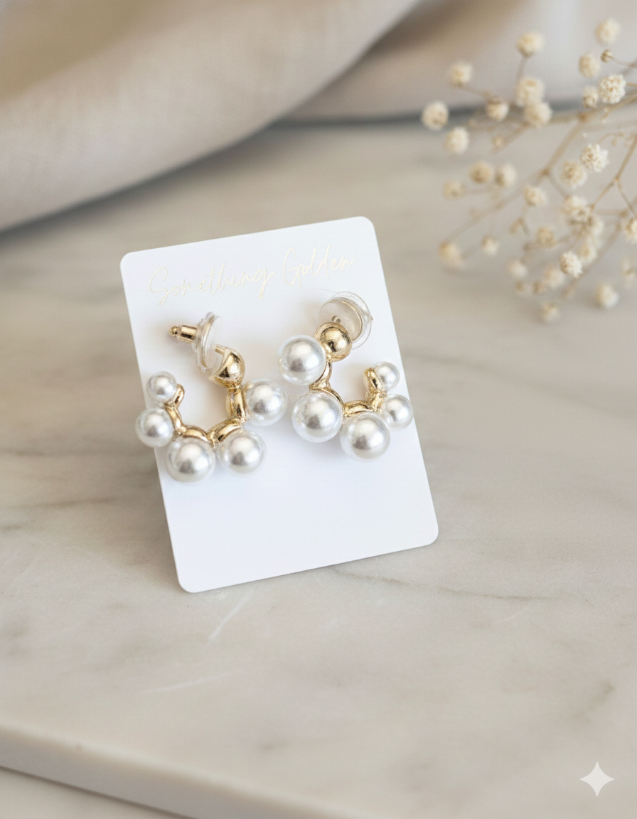 Chunky Pearl Earrings