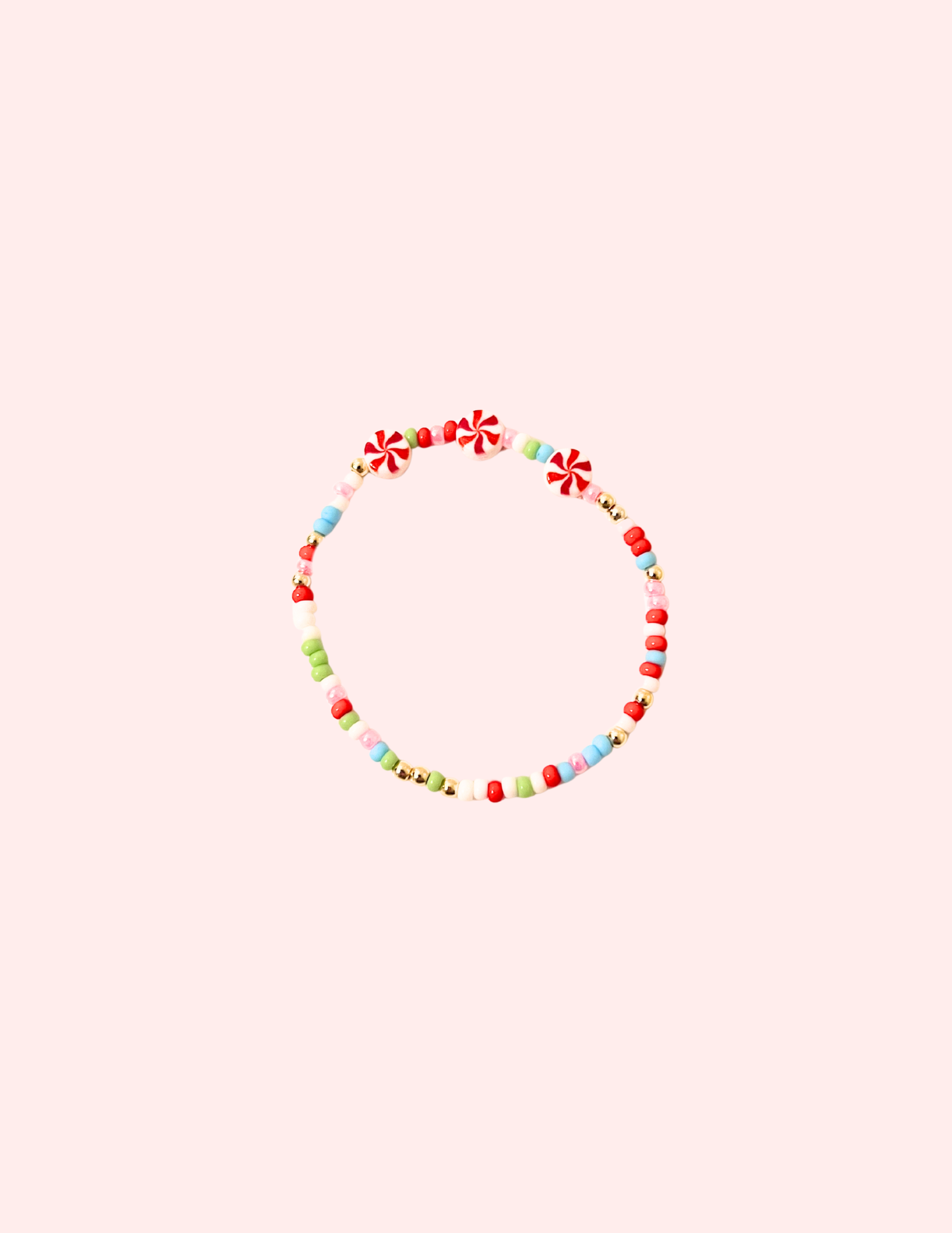 Candy Cane Crush Bracelet