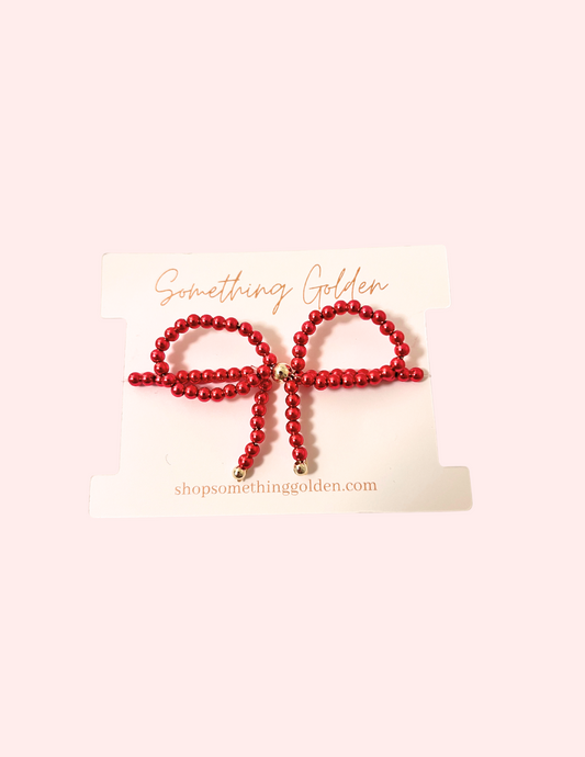 The Christmas Beads & Bows Bracelet