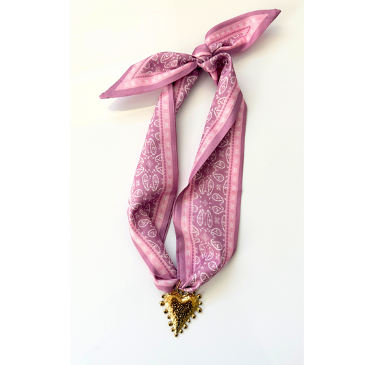The Dolly Heart Scarf Necklace