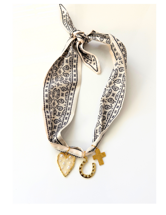 Lucky You Scarf Necklace